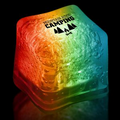 1 3/8" Rainbow Lited Ice Cube